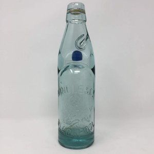 Hindle & Co Blackpool Antique Heavy Glass Bottle